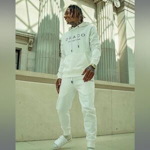 Collection Men's Classic White Joggers